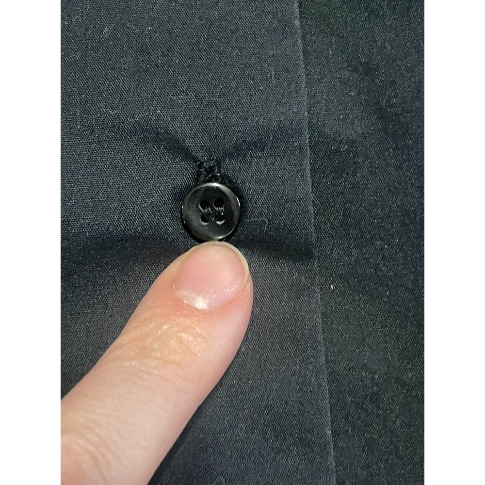 Blue Generation Shirt, Women's Size Medium, Black, Button Up, Long Sleeve - Picture 5 of 10